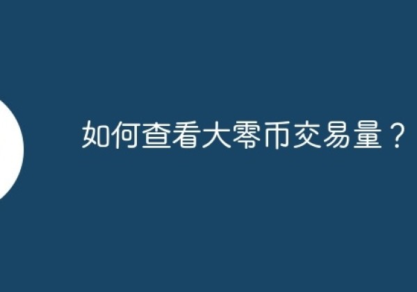 如何查看大零币交易量？