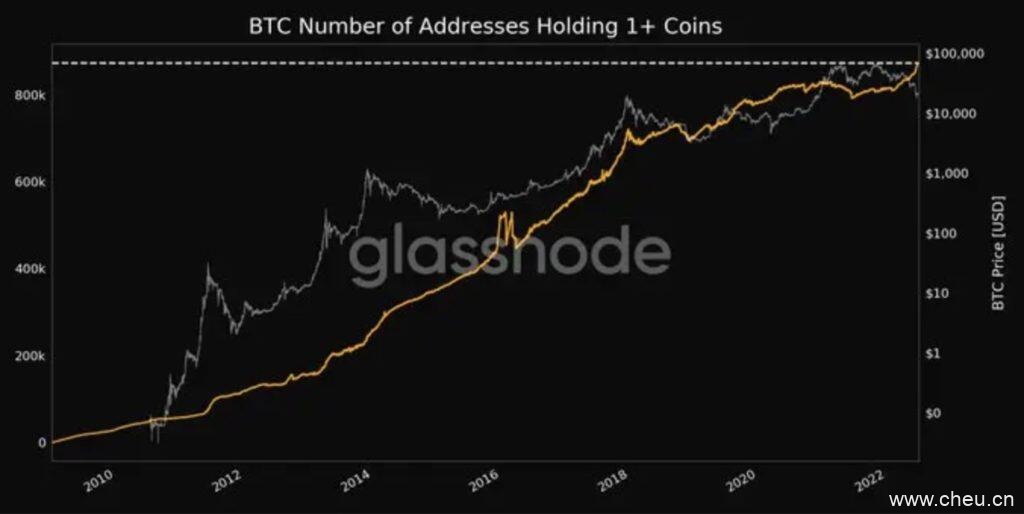 微策略CEO：比特币跌95%才要担心！持1BTC地址数创新高-第1张图片-腾赚网